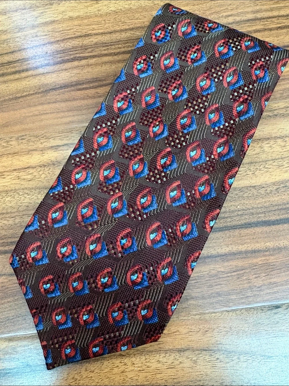 Ermenegildo Zegna Necktie Silk Geometric‎